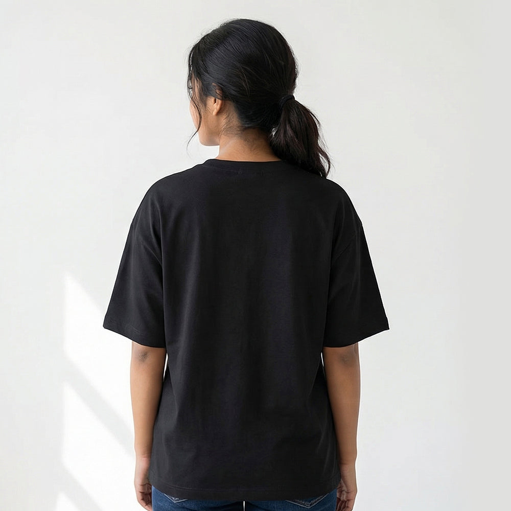 Advocate Icon- Black Round Neck Lawyer T-shirt