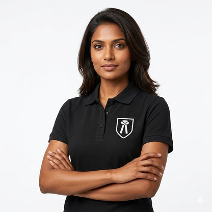 Advocate Icon- Black Lawyer Polo T-shirt