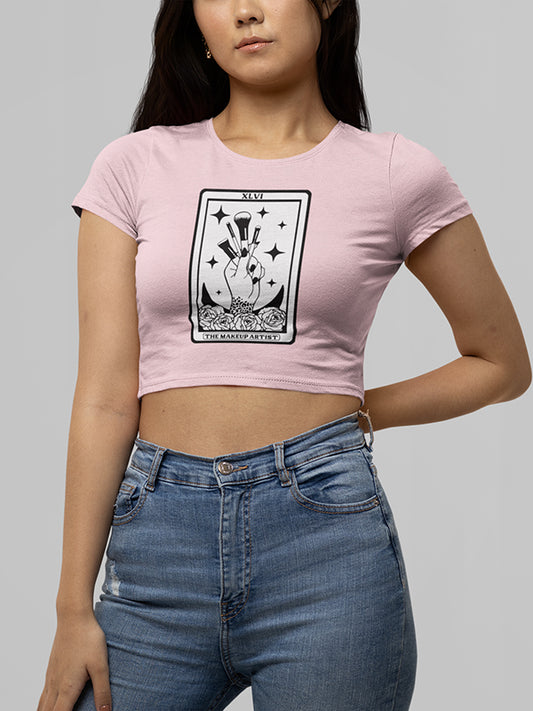 Makeup Artist Tarot - Makeup Artist Crop Top