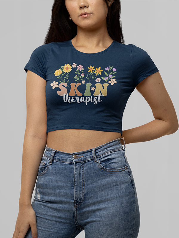 Skin Therapist - Makeup Artist Crop Top