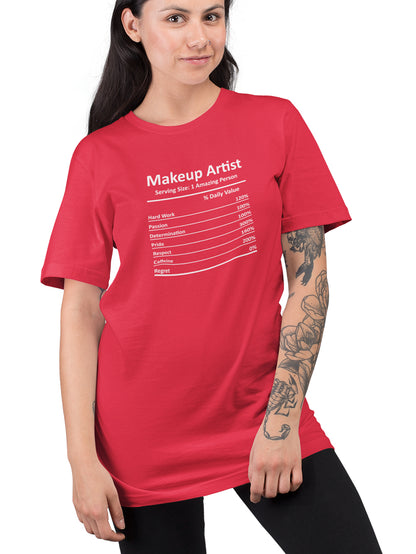 Makeup Artist Ingredients - Makeup Artist Unisex Tshirt