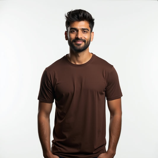 Brown - Monotone Unisex Tshirt - EOSS
