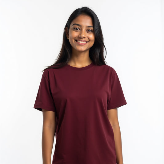 Maroon - Monotone Unisex Tshirt - EOSS