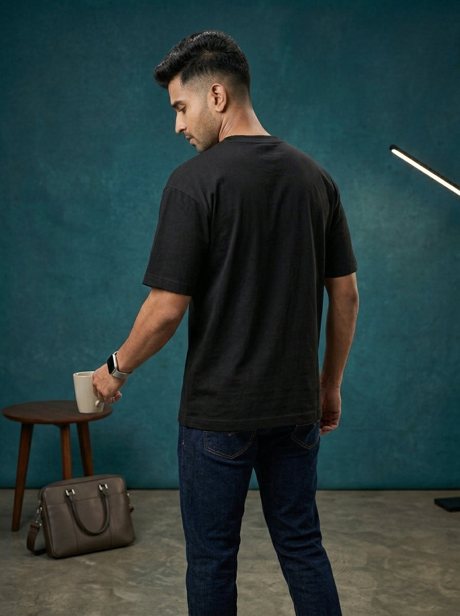 My KPIs Are- Black Round Neck Corporate T-shirt