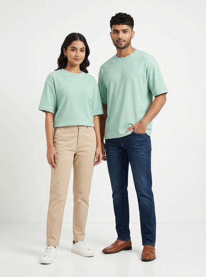 Fresh Mint- Solid Oversized Unisex T-shirt