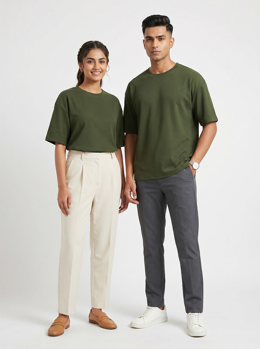 Army- Solid Oversized Unisex T-shirt