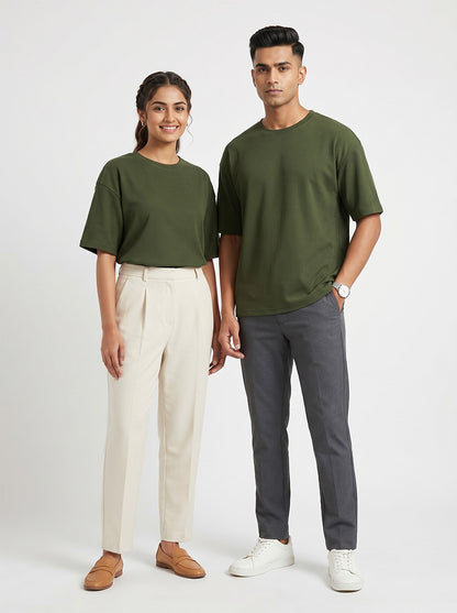 Army- Solid Oversized Unisex T-shirt