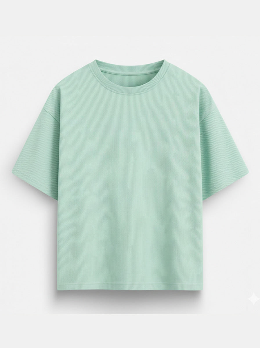 Fresh Mint- Solid Oversized Unisex T-shirt