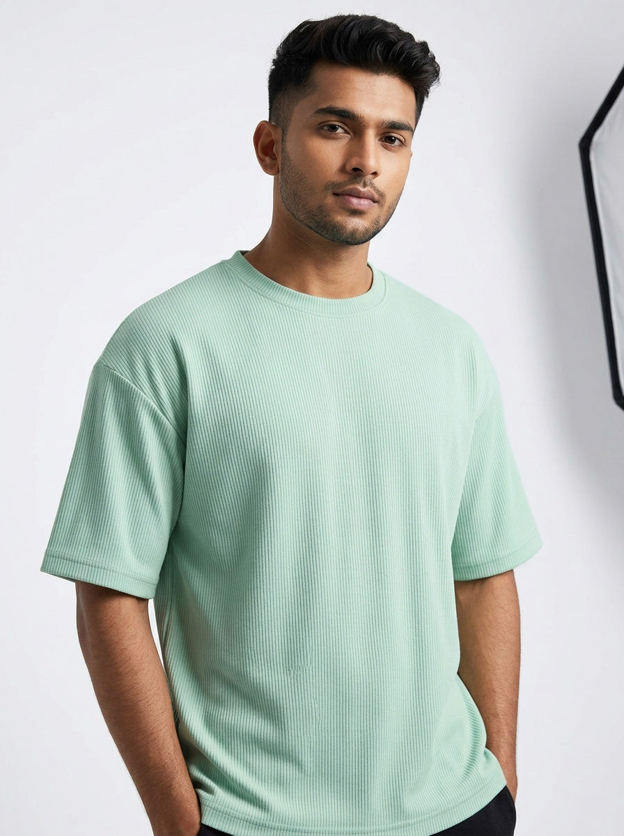 Fresh Mint- Solid Oversized Unisex T-shirt