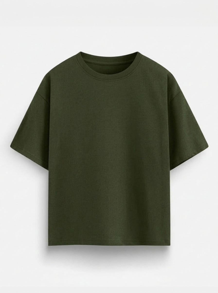 Army- Solid Oversized Unisex T-shirt