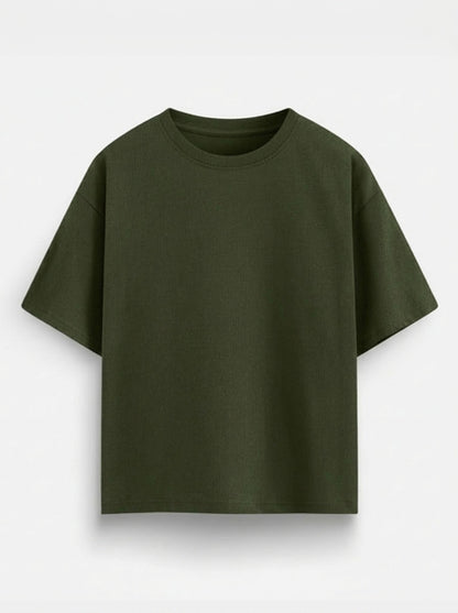 Army- Solid Oversized Unisex T-shirt