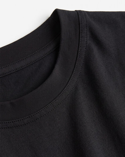 Black- Solid Oversized Unisex T-shirt