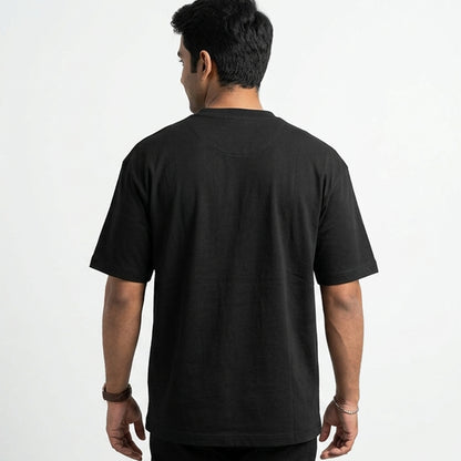 Bugs Find Me- Black Round Neck Coding T-shirt