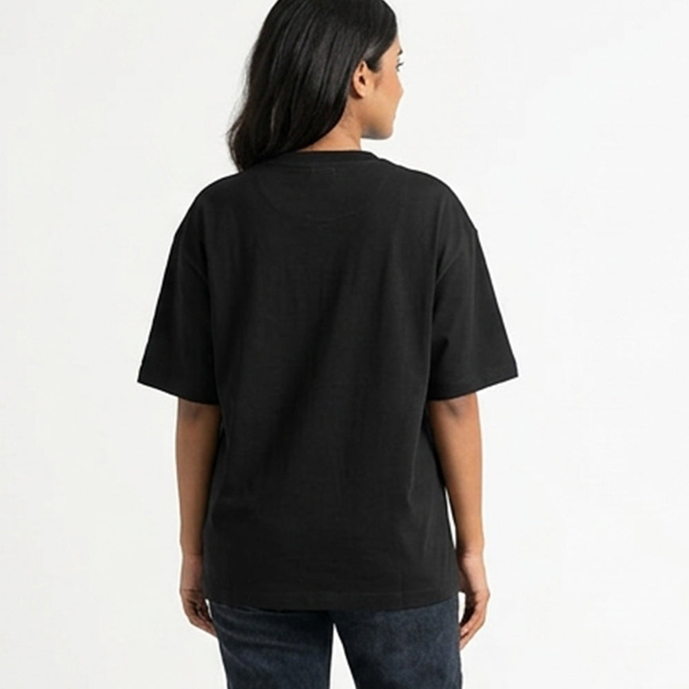 Bugs Find Me- Black Round Neck Coding T-shirt