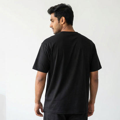 Will Code for Beer- Black Round Neck Coding T-shirt