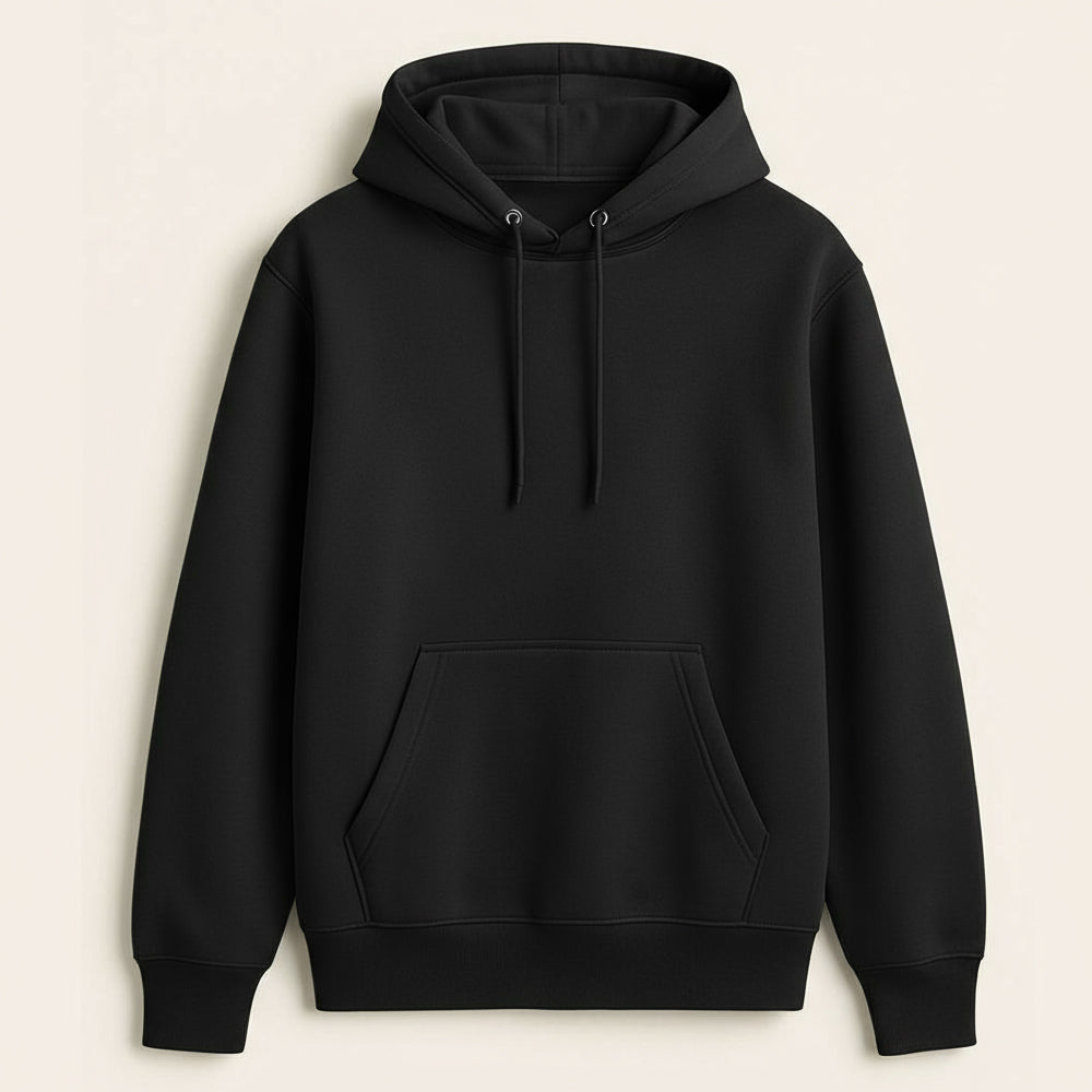 Galaxy Black - Solid Hoodie