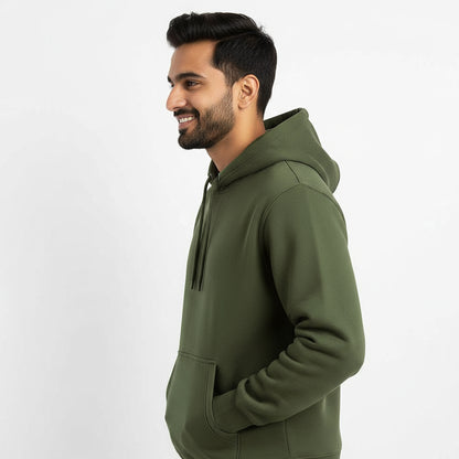 Earth Olive - Solid Hoodie