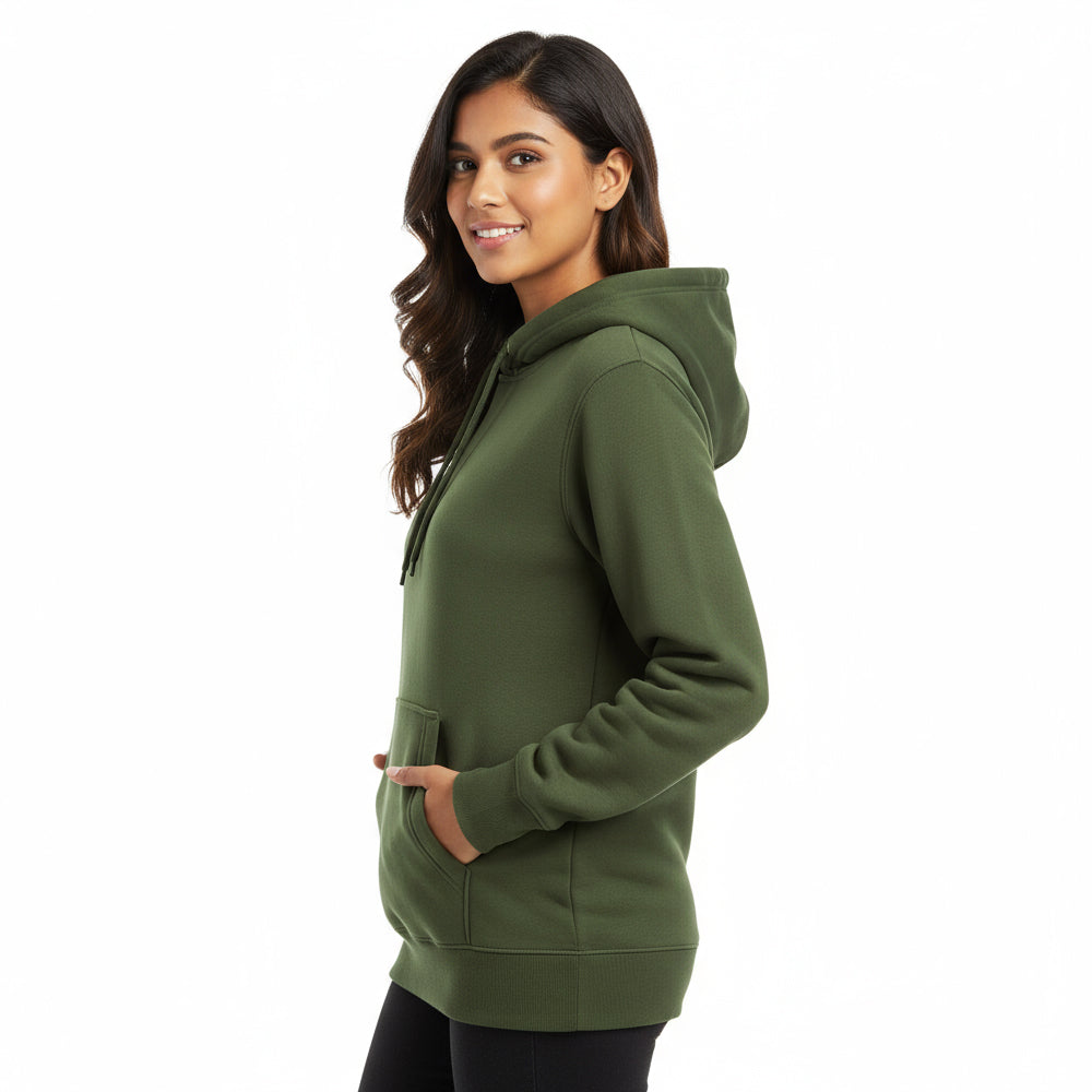 Earth Olive - Solid Hoodie