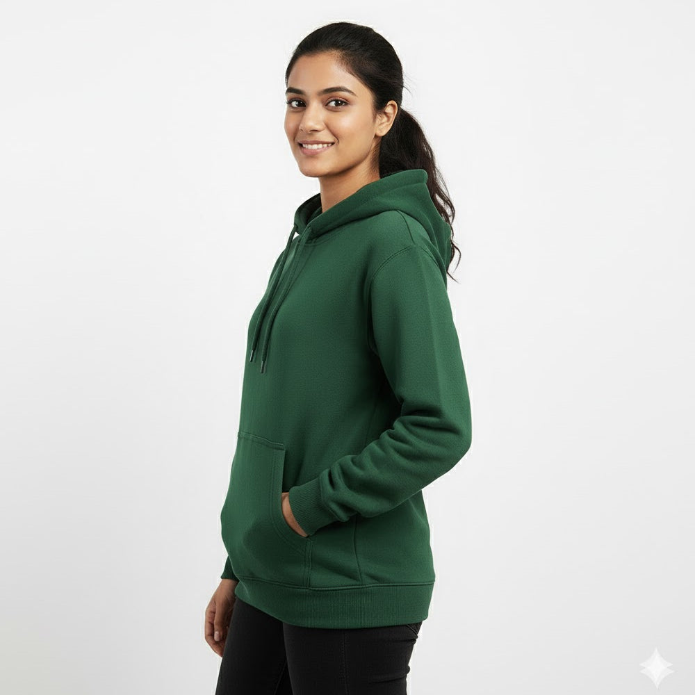 Forest Green - Solid Hoodie
