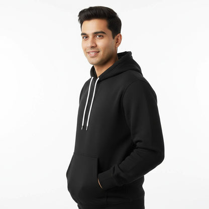 Galaxy Black - Solid Hoodie