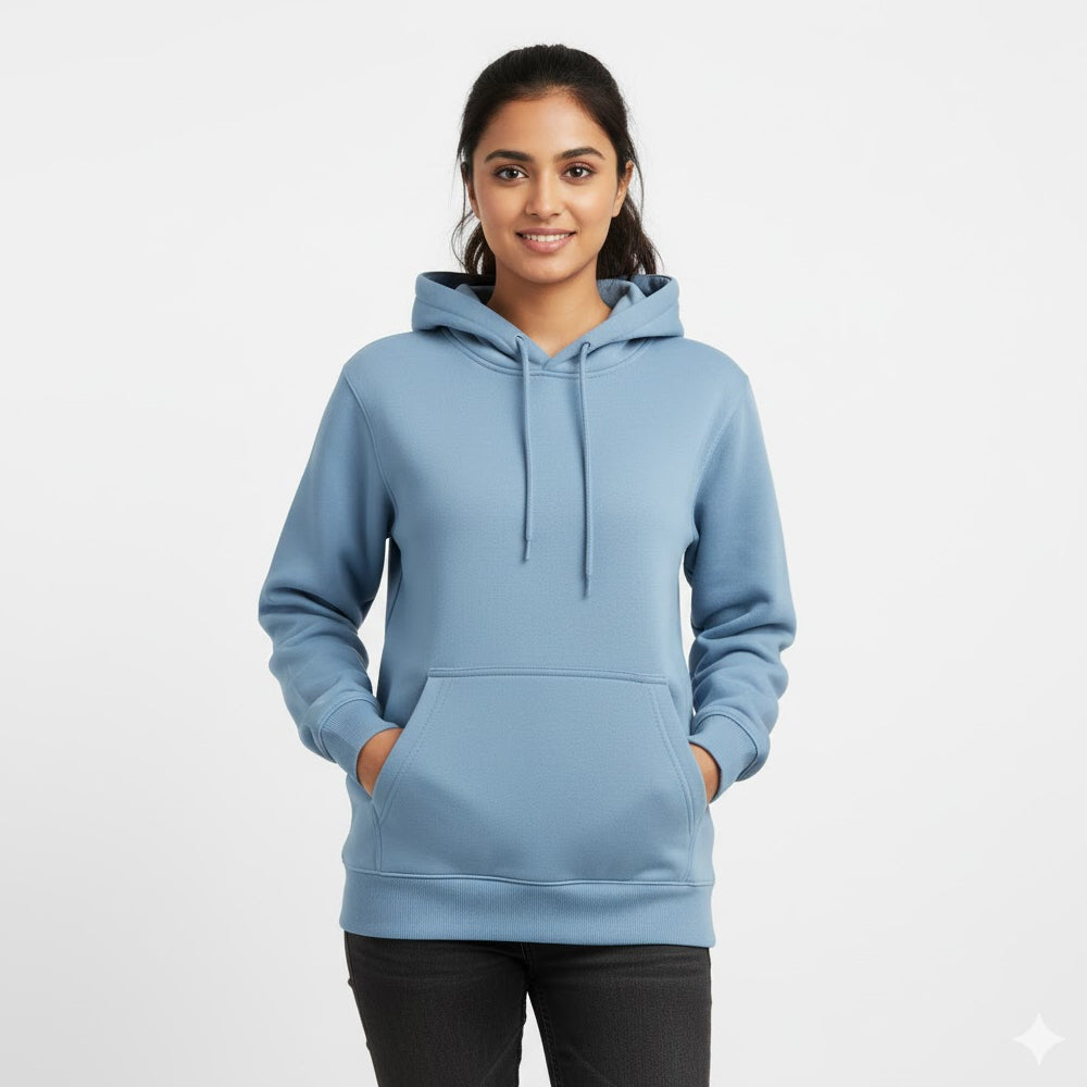 Skyline Blue - Solid Hoodie