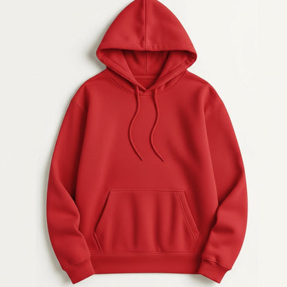 Fiery Red - Solid Hoodie
