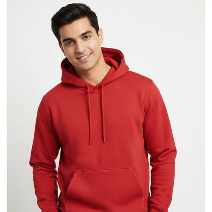 Fiery Red - Solid Hoodie