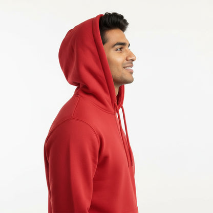 Fiery Red - Solid Hoodie