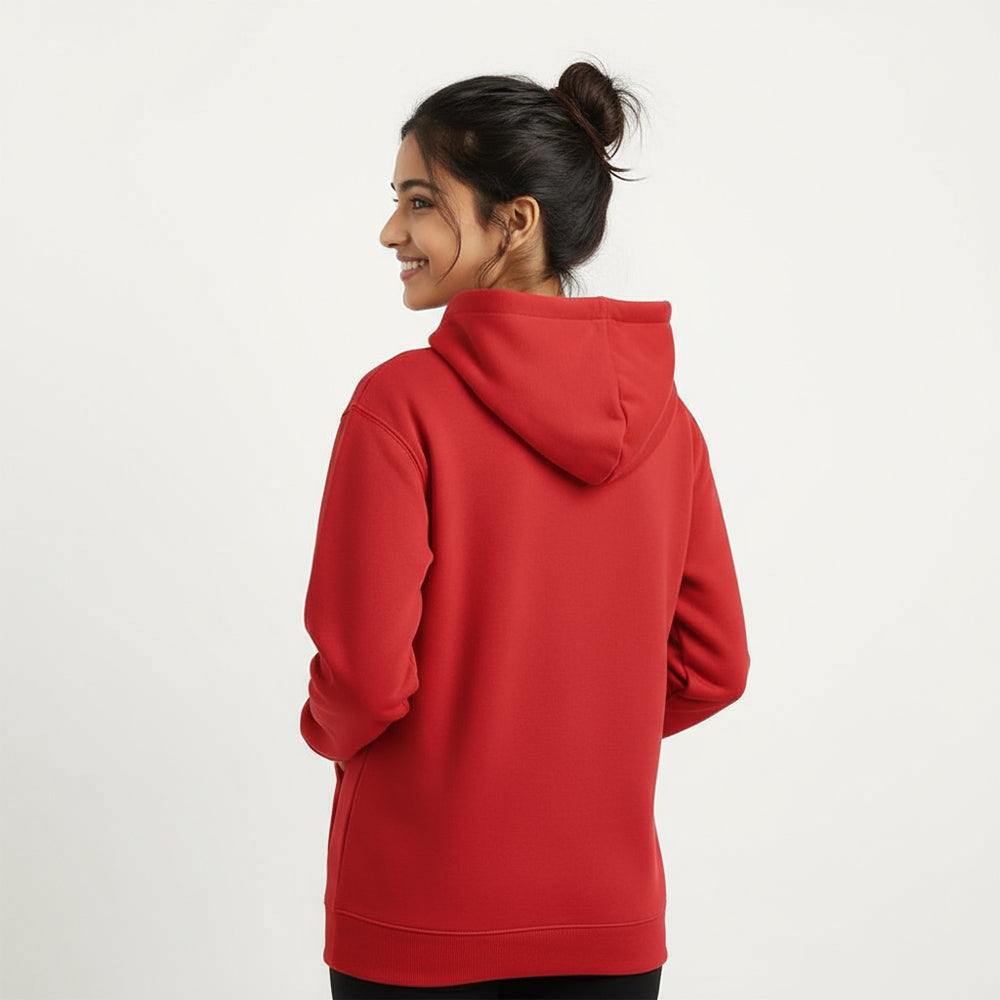 Fiery Red - Solid Hoodie