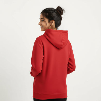 Fiery Red - Solid Hoodie
