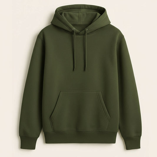 Earth Olive - Solid Hoodie