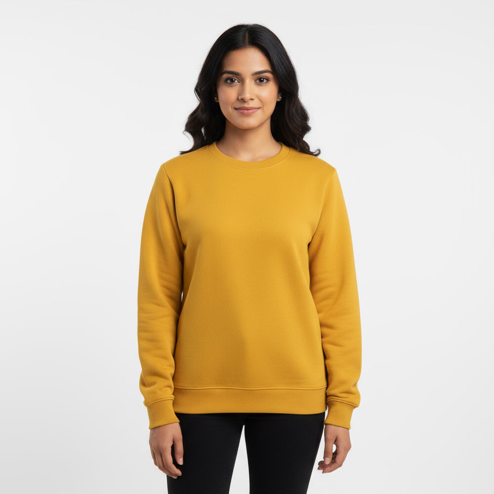 Mustard Muse - Solid Sweatshirt