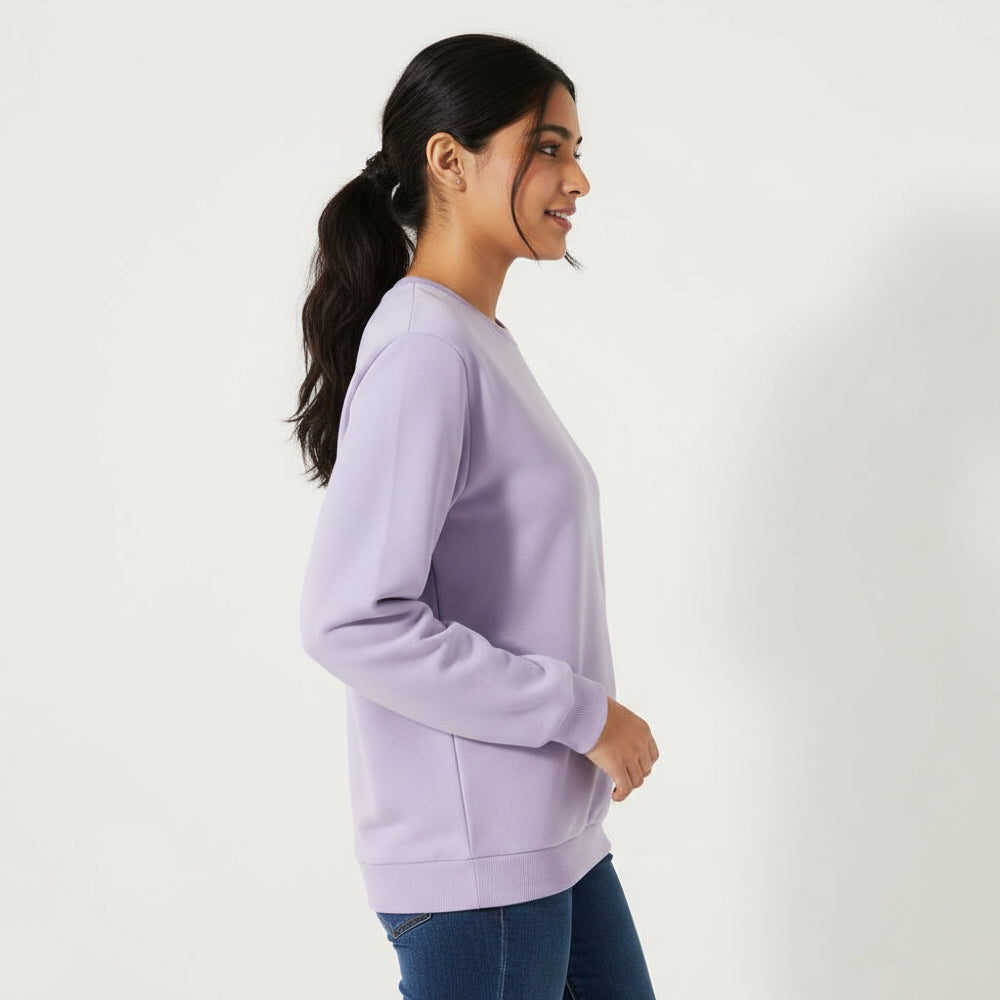 Lilac Lavender - Solid Sweatshirt
