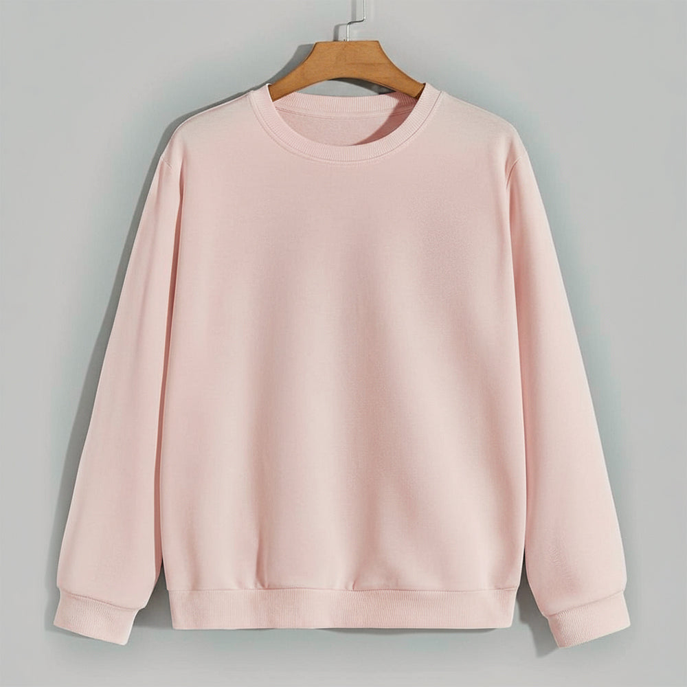 Blush Pink - Solid Sweatshirt