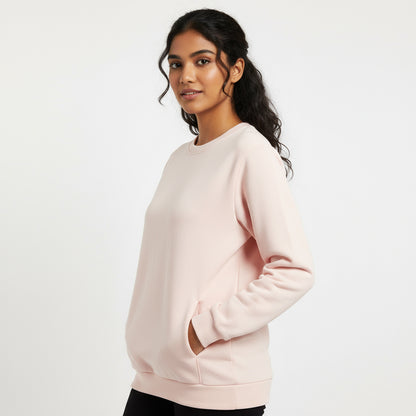 Blush Pink - Solid Sweatshirt