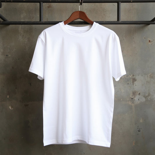White- Solid Unisex Round Neck T-shirt