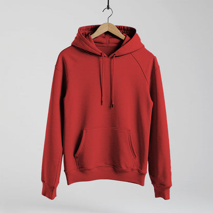 Fiery Red - Solid Hoodie