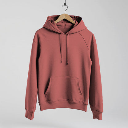 Sunset Coral - Solid Hoodie