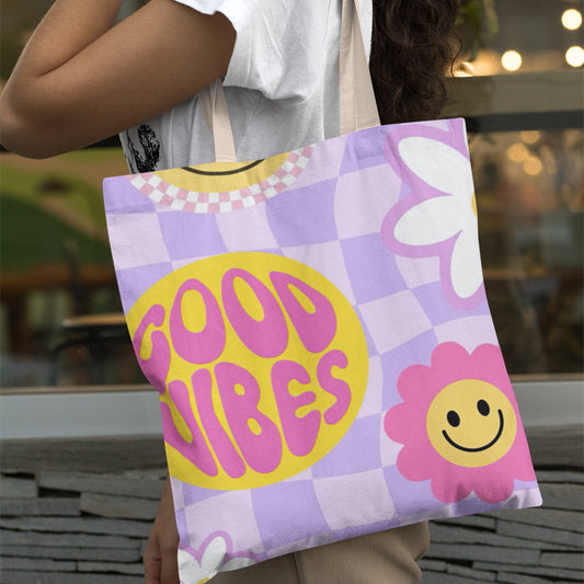 Good Vibes - Valentine Tote Bag