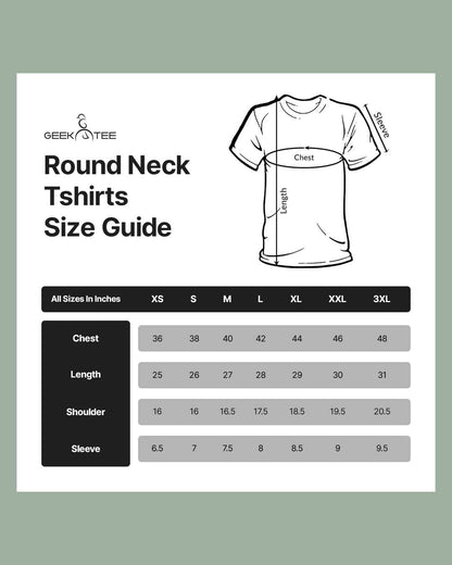 One Two Tree- Coffee Brown Round Neck Travel Tshirt