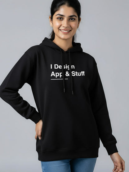 App and Stuff- Black UI UX Hoodie