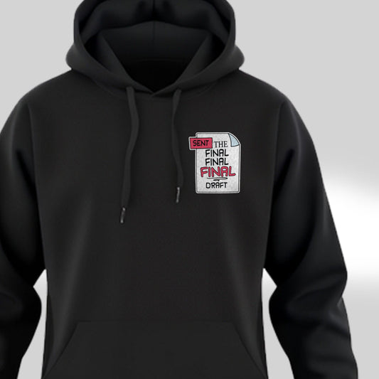 Final Draft - Black UI UX Hoodie