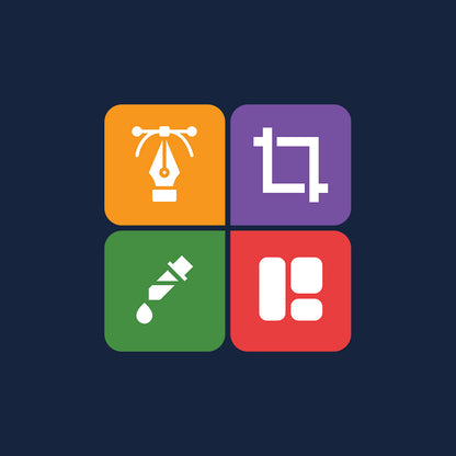 Design Icons - Navy Blue UI UX Hoodie