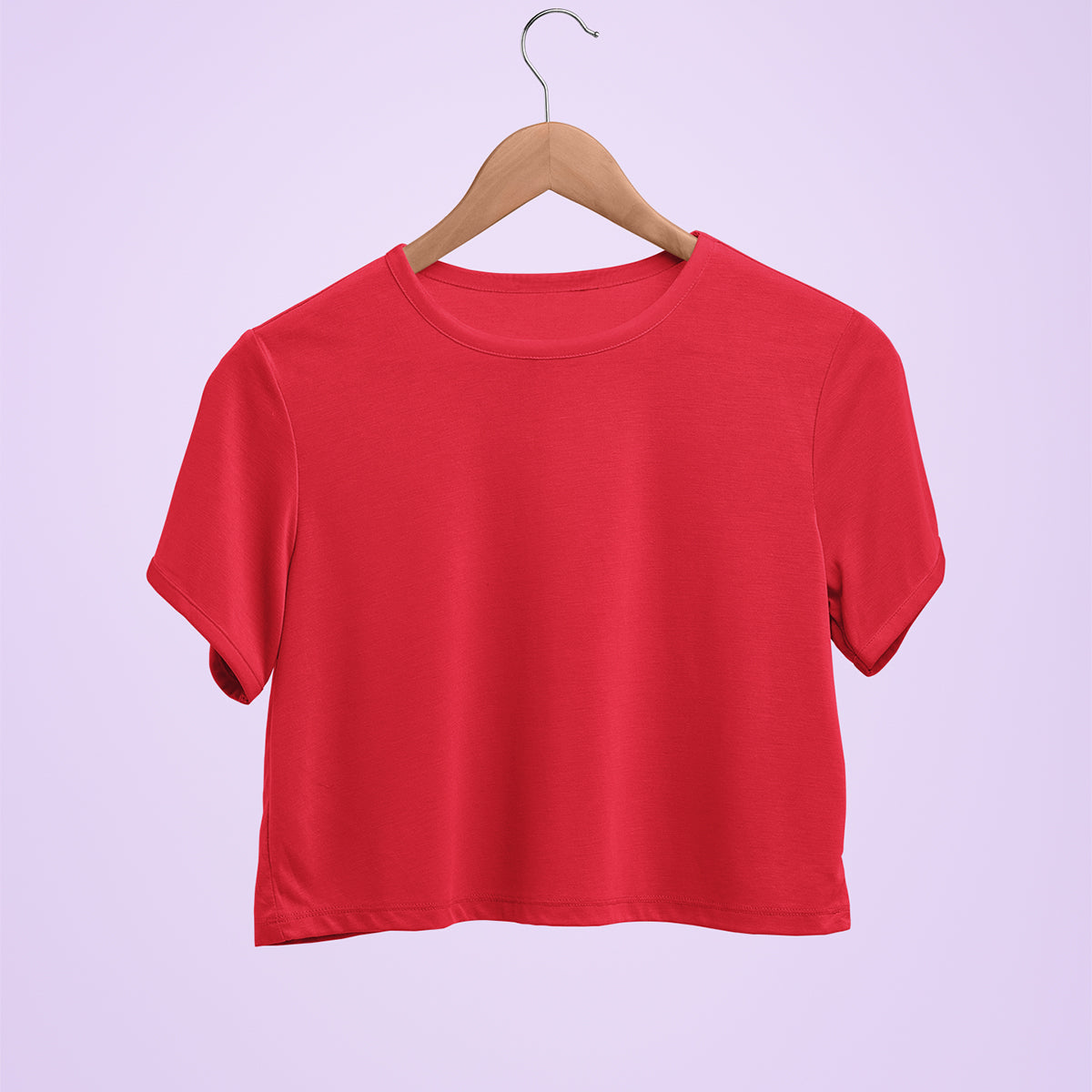 Just Red - Valentine Crop Top