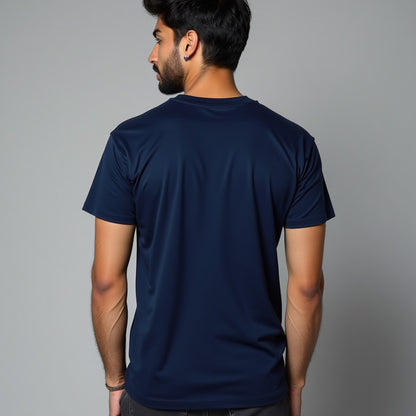 I am a Writer- Navy Blue Round Neck Writer T-shirt
