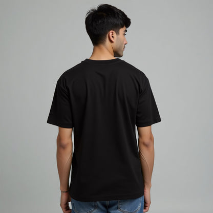 Go Away I am Writing- Black Round Neck Writer T-shirt