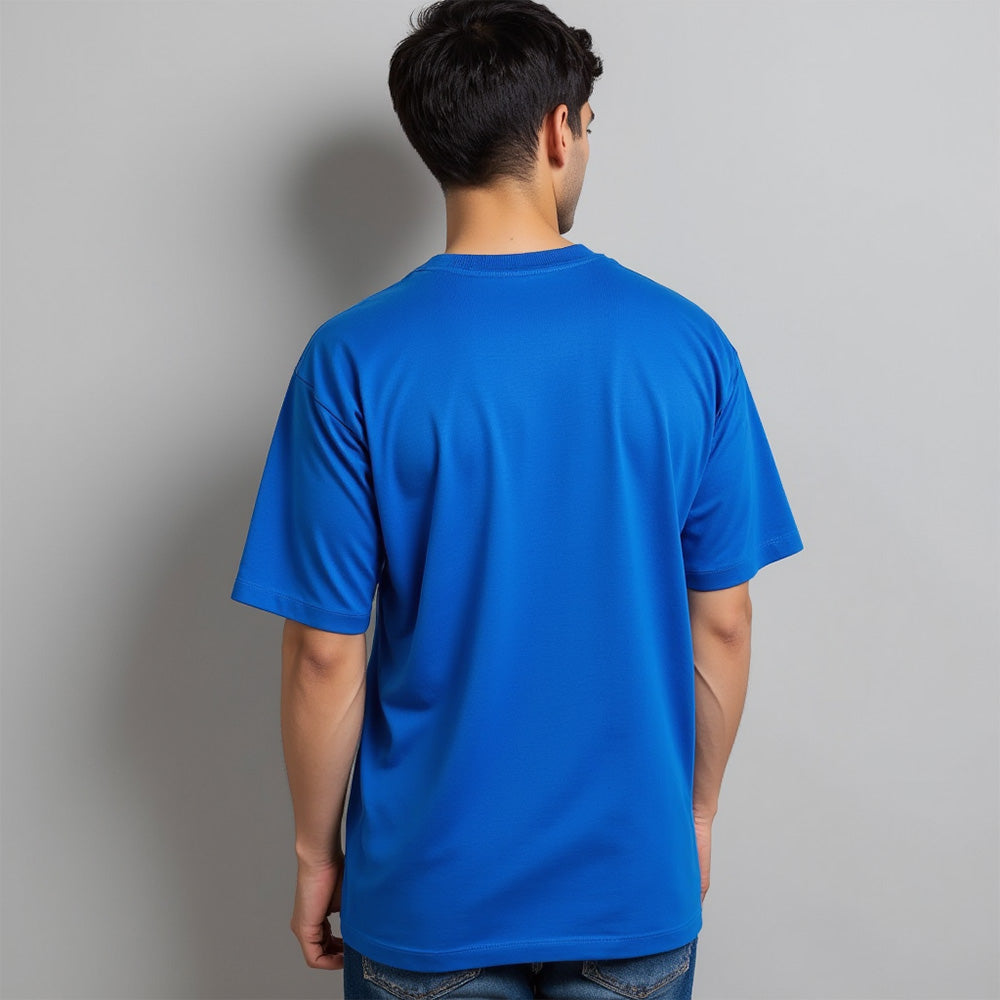Creating Worlds with Words- Royal Blue Round Neck Writer T-shirt