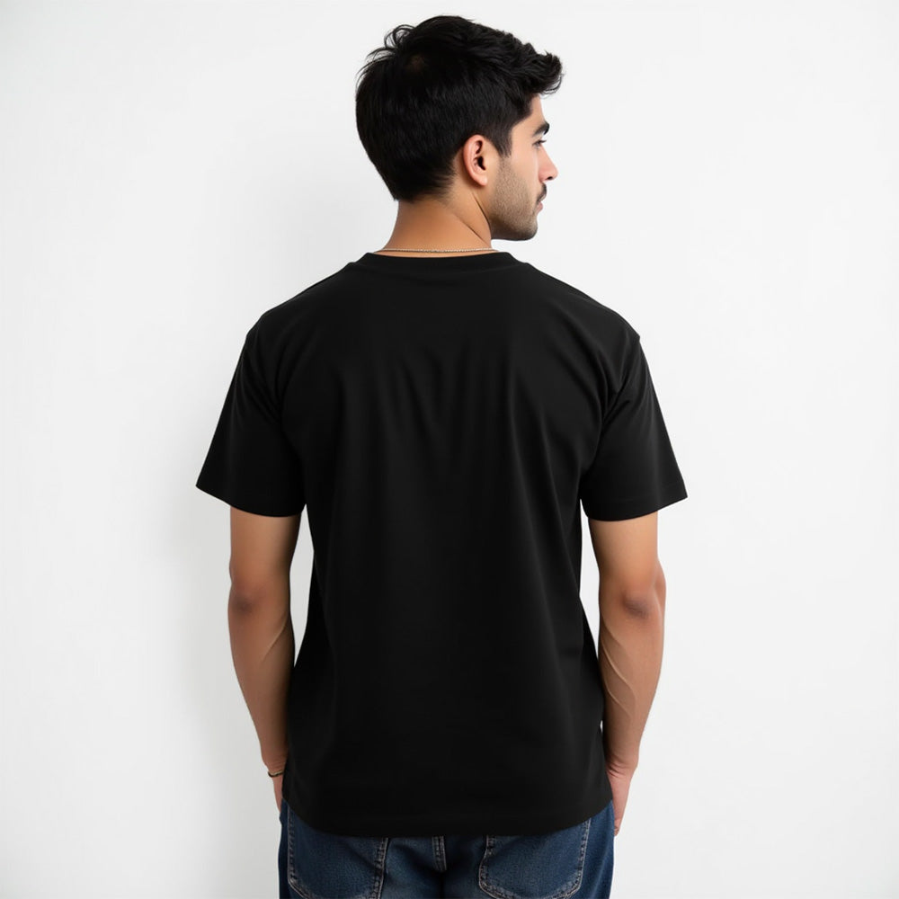 Write Thousands- Black Round Neck Writer T-shirt