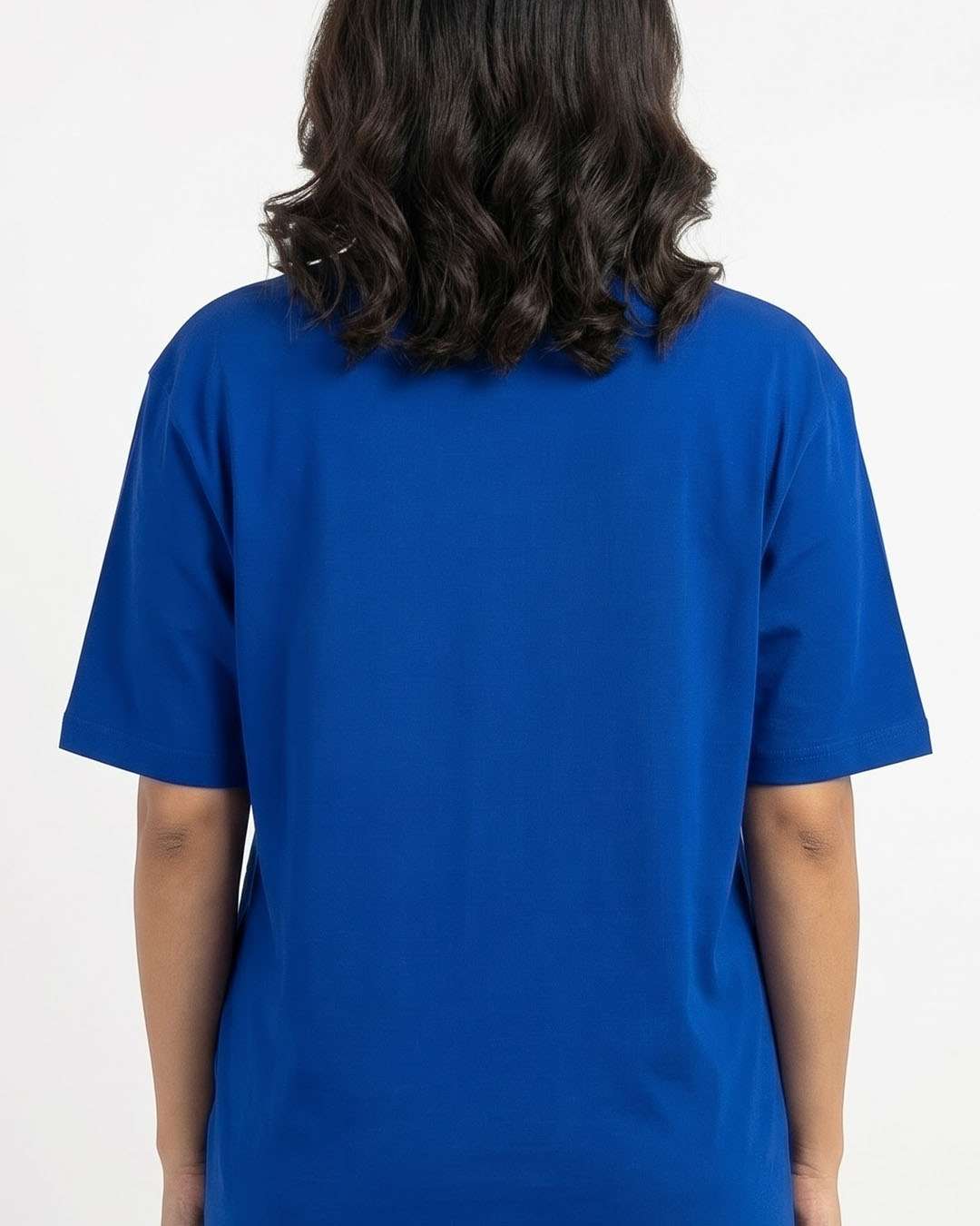 I Am - Royal Blue Yoga Round Neck T-shirt