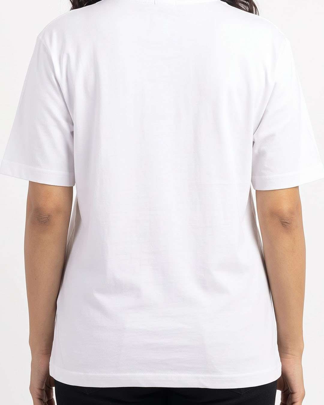 Awakened Chakra - White Yoga Round Neck T-shirt